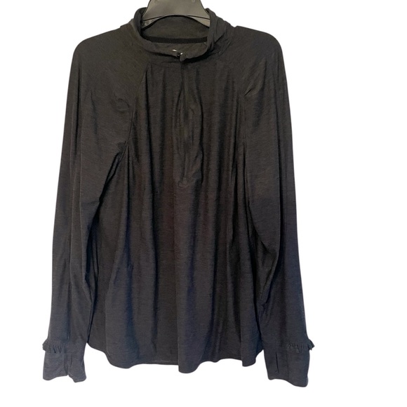 Avia Quarter Zip Active Pullover Lightweight Top Jacket Women’s XXL Thumb Holes - Picture 1 of 10